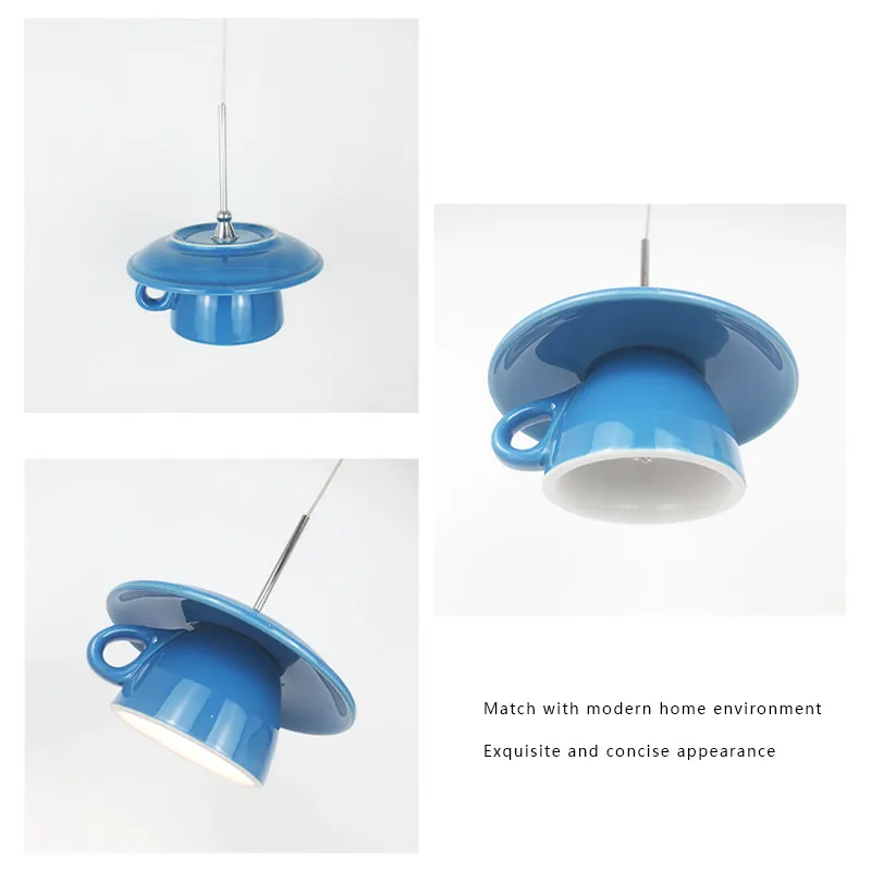 Керамические светодиодные подвесные светильники для чайной чашки подвесной