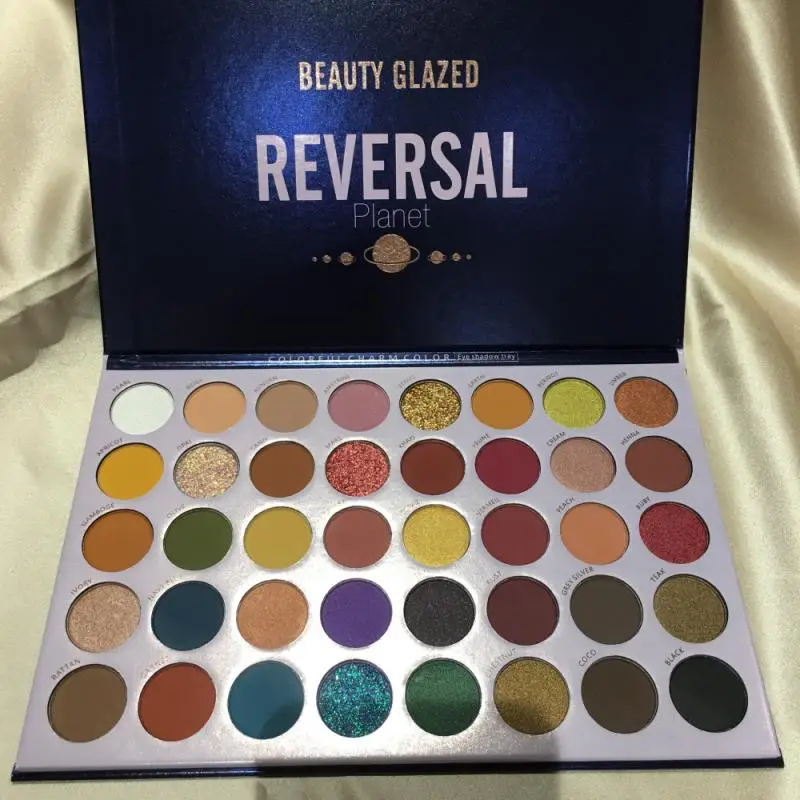 Beauty Glazed 40 оттенков мерцающий матовый макияж тени для век Палитра водостойкие