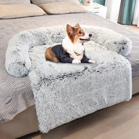 plush pet sofa comfortable cat nest warm dog bed puppy cushion sofa cover mattress animal sleeping house pets supplies