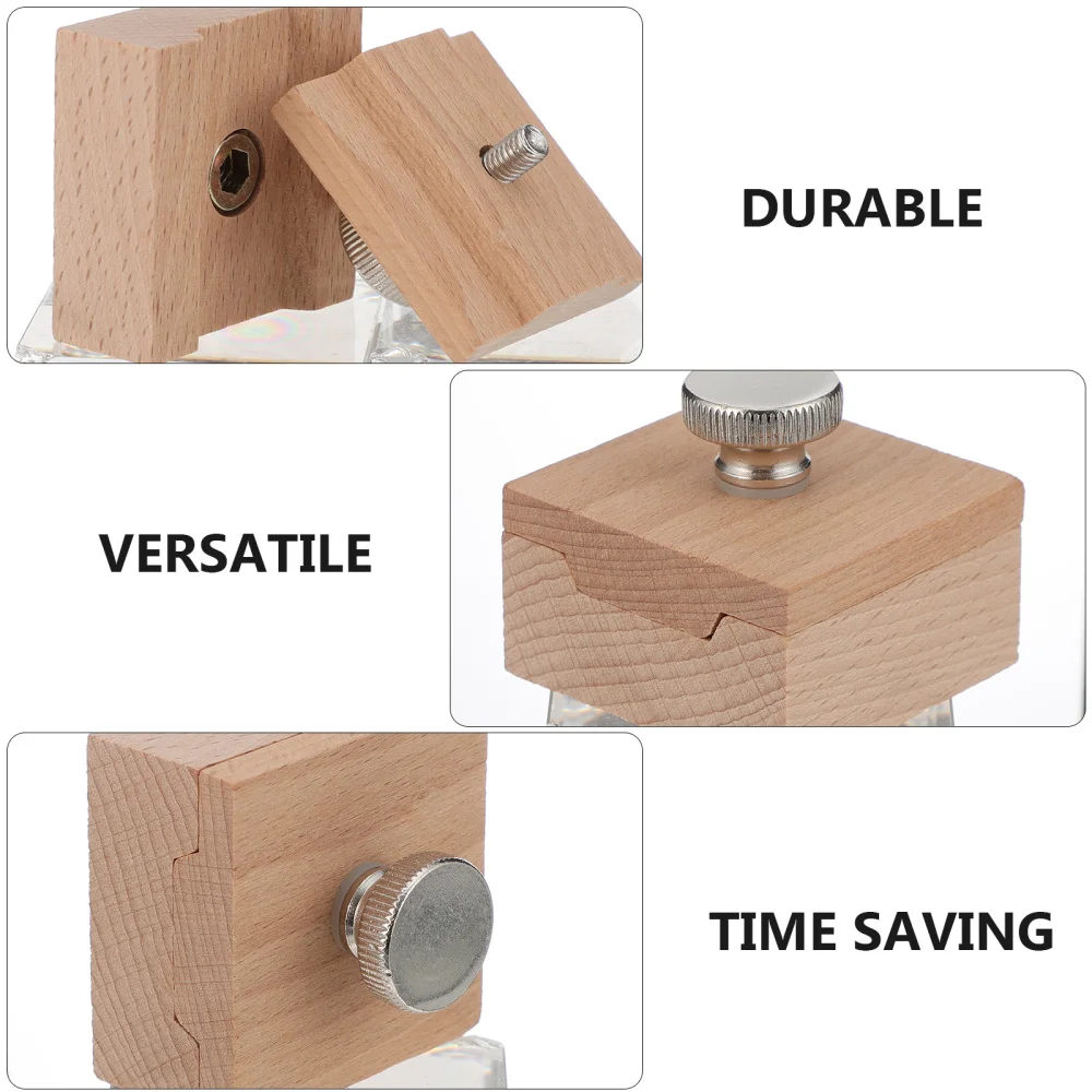 

1Pc Sandpaper Grinding Block Wooden Sandpaper Retainer Sandpaper Sanding Block