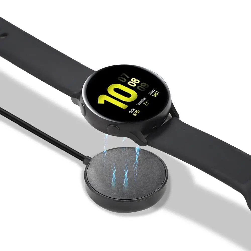 Магнитный зарядный кабель для Samsung Galaxy Watch 3 41 мм быстрое зарядное устройство Active 1