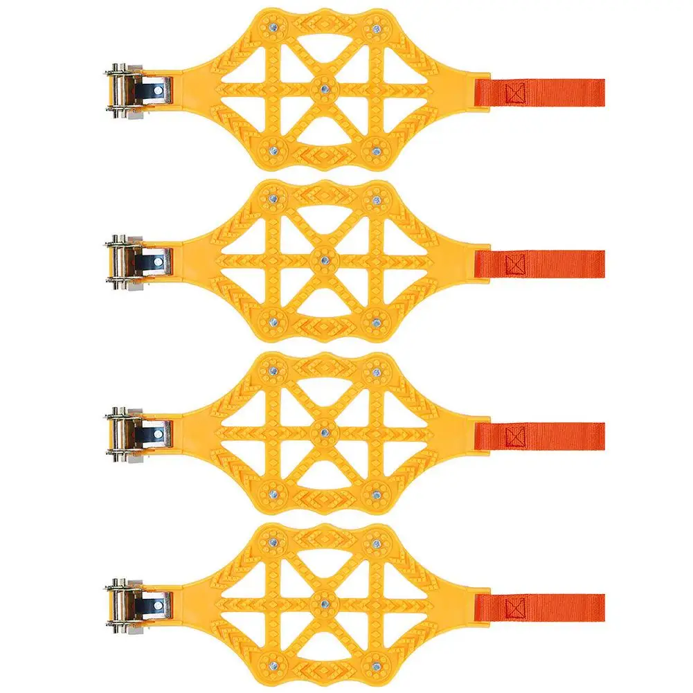 

Car Tire Snow Chain Universal Tire Chains For Cars Trucks SUVs Anti Skid Car Snow Chains With Tire Width 6.4-10.9 Inches Adju