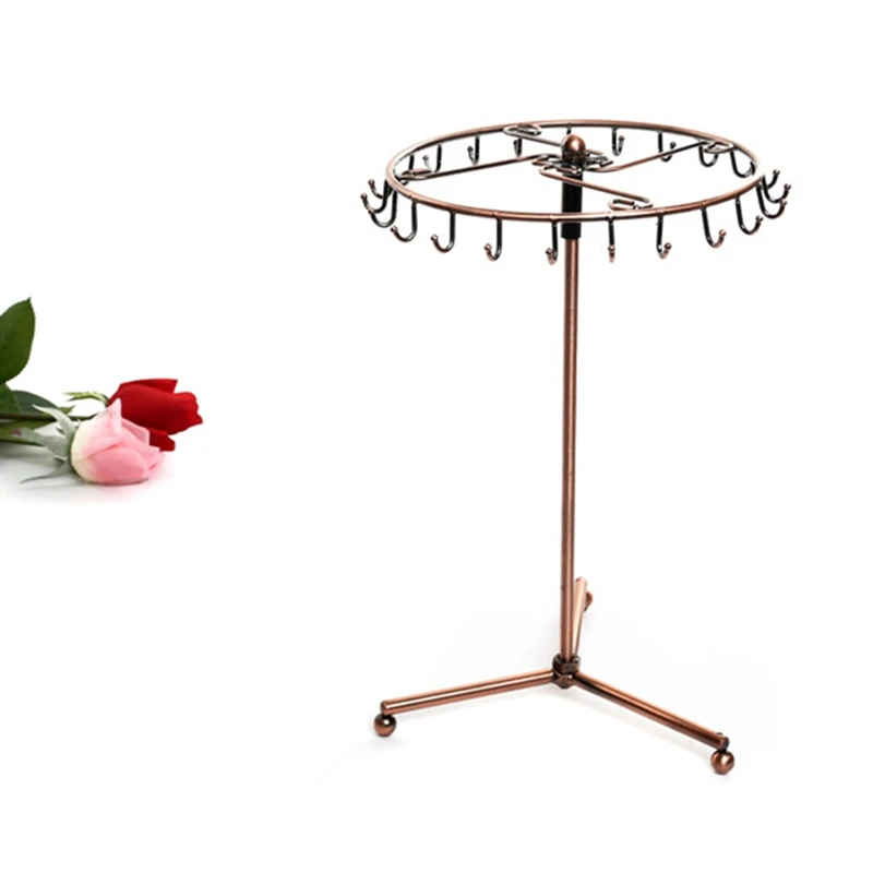 

Pendant Bracelet Necklace Jewelry Storage Rack Jewelry Rack Display Rack Rotating Metal Rack Ring Jewelry Display Rack