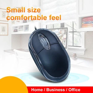 Мини-мышь компьютерная CHYI Проводная оптическая эргономичная с Usb-кабелем