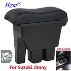 Подлокотник для Suzuki Jimny 2021 2020 2019 2018 JB74 модифицированные детали бокс аксессуары для интерьера автомобиля 3USB