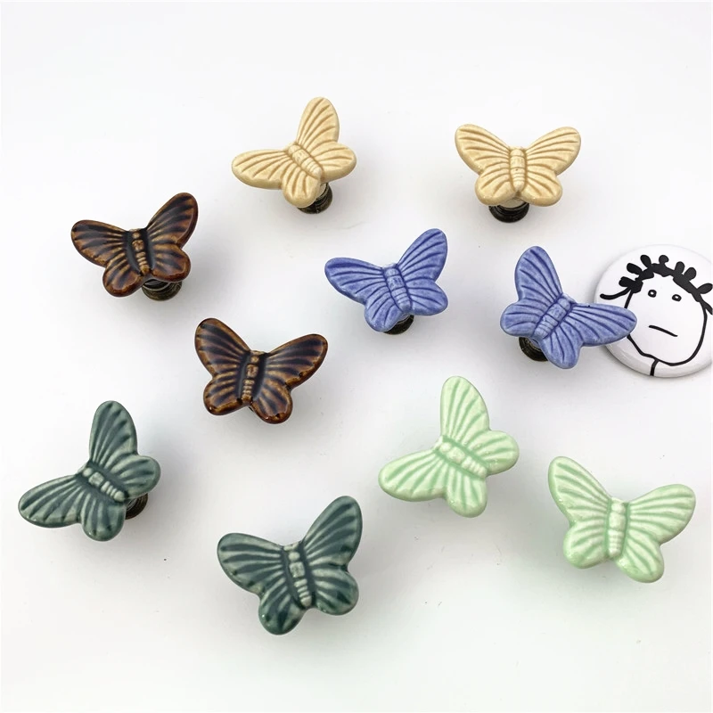 LCH пасторальный стиль в форме бабочки Сова глазурь Американский Европейский