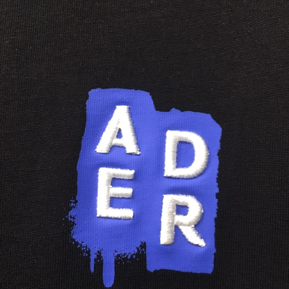 

2021ss Ader Error Embroidery logo T-shirt Men Women Best Quality Fashion Casual Adererror T shirts Z-stitch Tee Tops