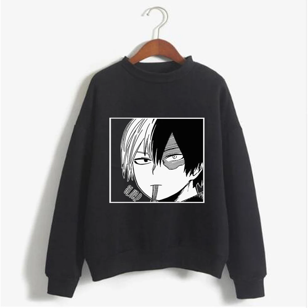 

2021 Hoodie Sweatshirt My Hero Academia Todoroki Shoto Print Cosplay Costume Anime Women Men Top