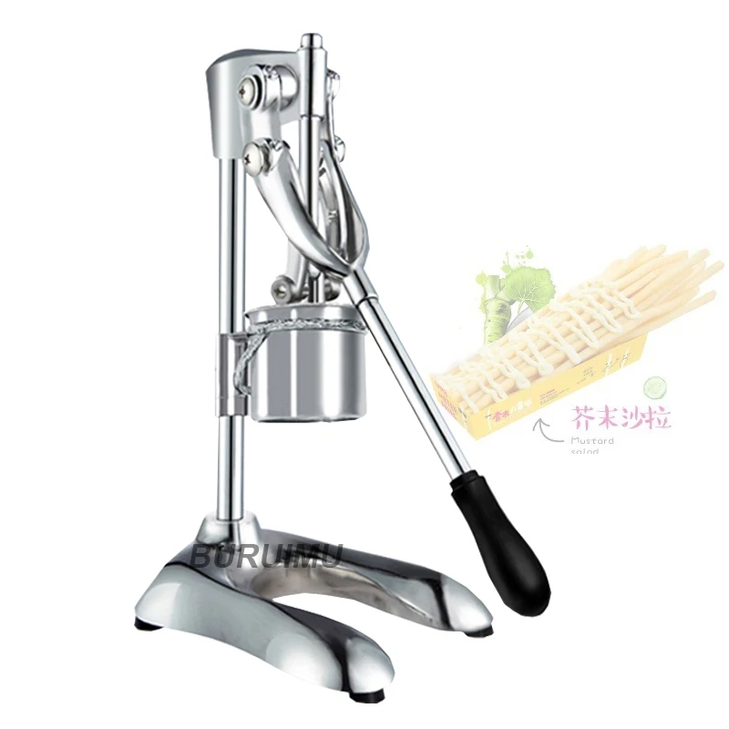 

Manual Press Fried Potato French Fries Chips Cutter Dispenser Super Long French Fries Makers Machines long Potato Machine