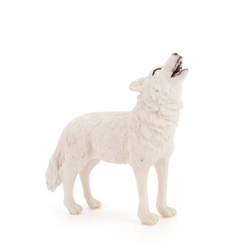 7 шт. игрушка волк Набор фигурок серый как мех волка Моделирование волки Фигурки