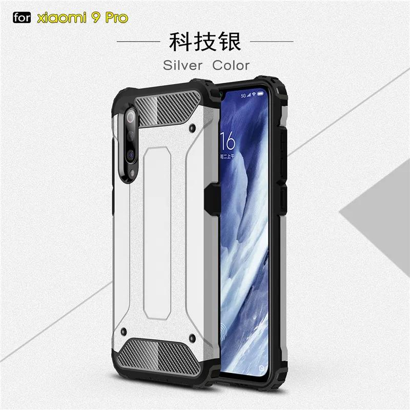 

Для Xiaomi Mi 9 Pro чехол противоударный мягкий силиконовый + жесткий пластиковый чехол для Xiaomi Mi 9 Pro Capa для Xiaomi Mi 9 Pro 6,39"