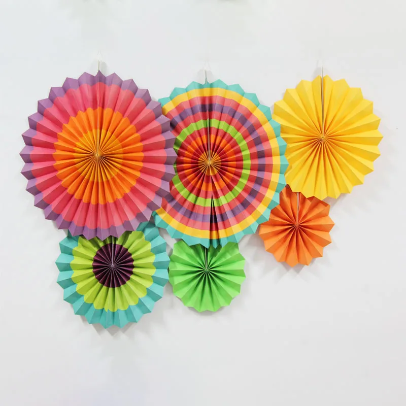 l 6pc-set 9 шт. 8 ''and10'' помпоны из оберточной бумаги Свадебный Декоративный букет из бумажных цветов детский душ день рождения декоративная бумага для вечеринок pom poms - Цвет: l 6pc-set