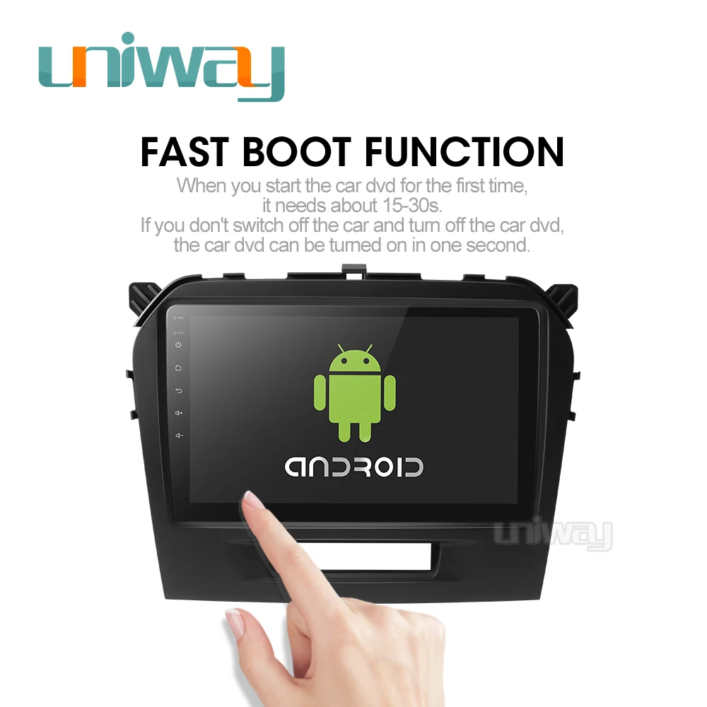 Uniway WT349 Android 9 0 PX30 dvd для Suzuki Grand Vitara 2015-2019 мультимедиа головное устройство GPS радио