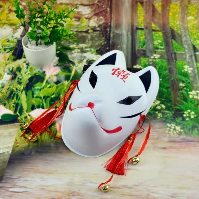 2019 China fox color painting fire forest summer eye cat mask trembling sound PVC high quality printing | Тематическая одежда и