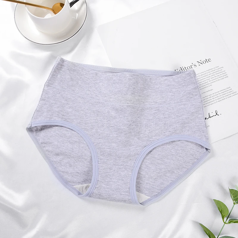 Feilibin 3 шт./лот трусики женские физиологические с высокой талией непротекаемое
