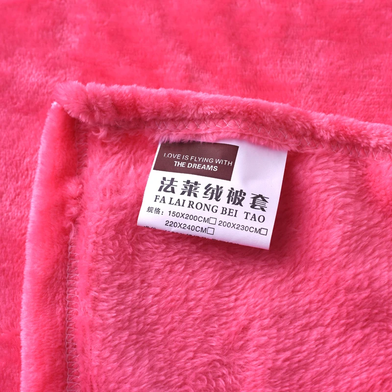 Home Textile Flannel Blanket Super Warm Soft Blankets Throw on Sofa/Bed/Plane Travel Patchwork Solid Bedspread Winter Brick Red | Дом и сад