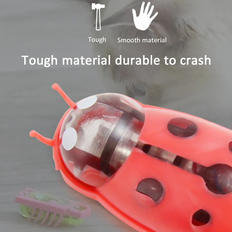 

1PC Funny Cat Escaping Obstacles Automatically Turn Over Electric Cat Pet Dog Kitten Puppy Toy Children Joke Amazing Insect Toys