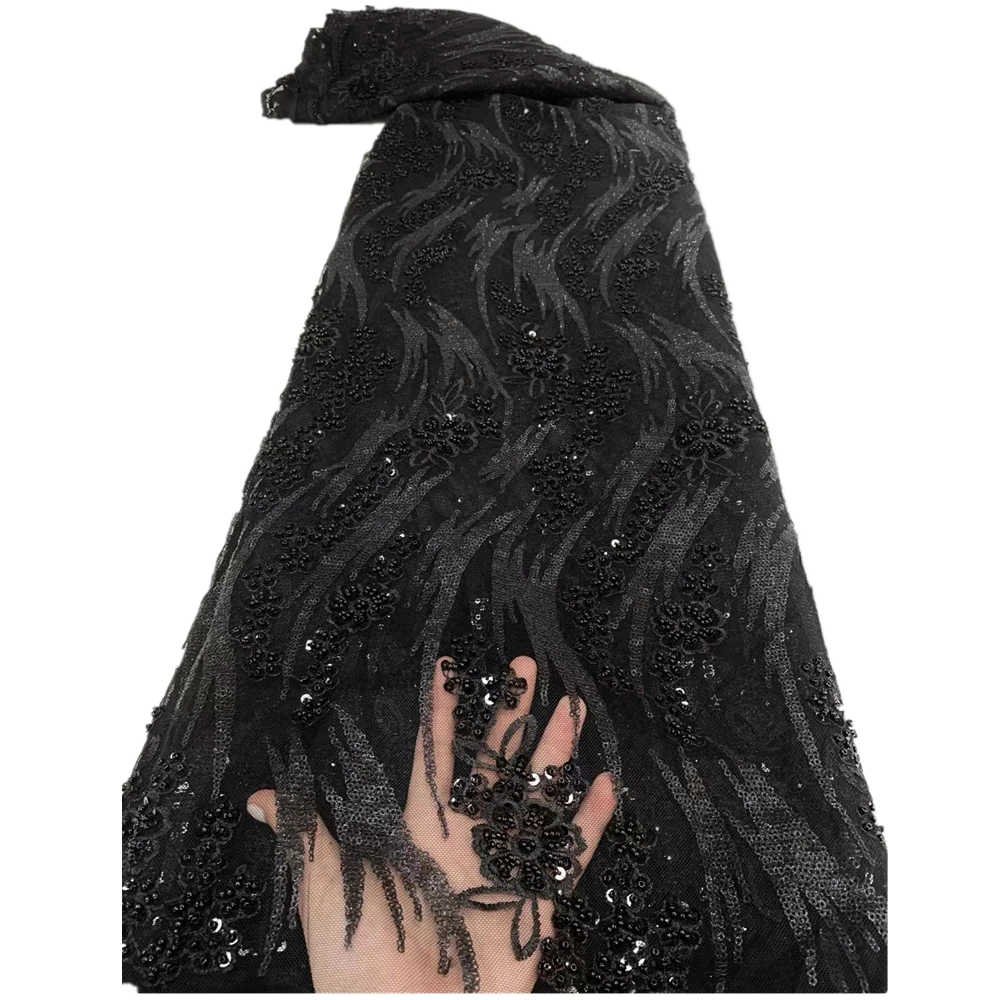 

Кружевная французская сетчатая кружевная ткань SJ с блестками, кружевная ткань 2021, высококачественное кружево, африканская вуаль, кружево для свадебного платья