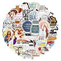 2550pcs jesus stickers for adults religious christian stickers waterproof removable motorcycle helmet laptop vinyl sticker pack
