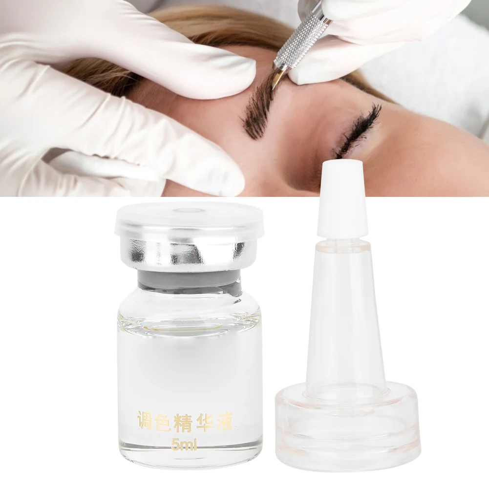 

5ml Micro-Blading Pigment Color Fixing Agent Semi-Permanent Makeup Color Lock Liquid Tattoo Supplies For Eyebrow Lips Tattoo Use