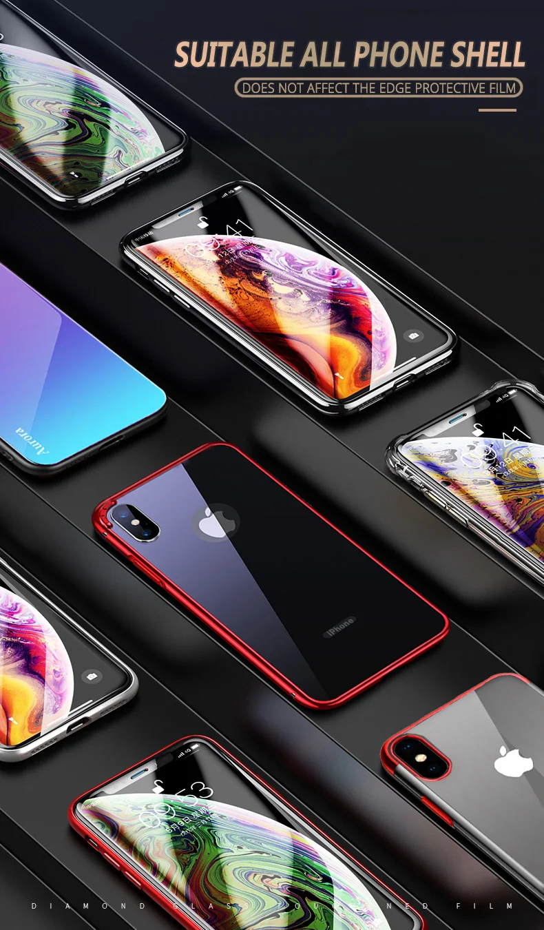Закаленное стекло для iPhone 11 Pro 6 6s 7 8 Plus X Xs Max XR защитное стекло на экран протектор 10D изогнутые края