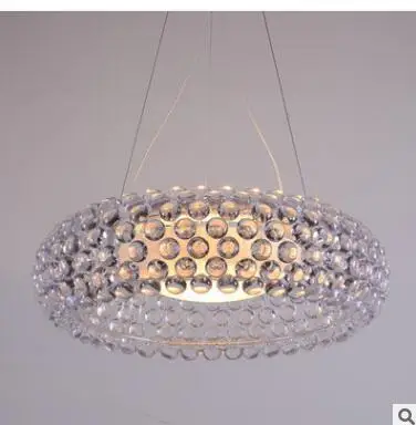 Лампа в скандинавском стиле Круглая Люстра для спальни ресторана современная