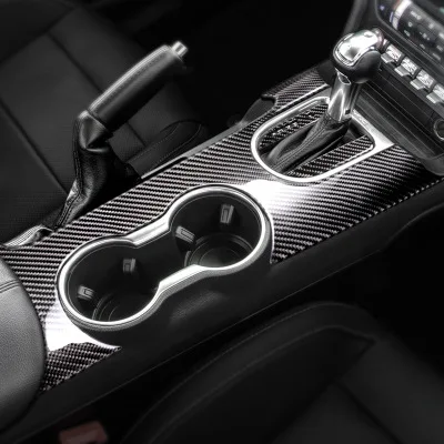 Для Mustang из углеродного волокна Центральная панель управления автомобильные
