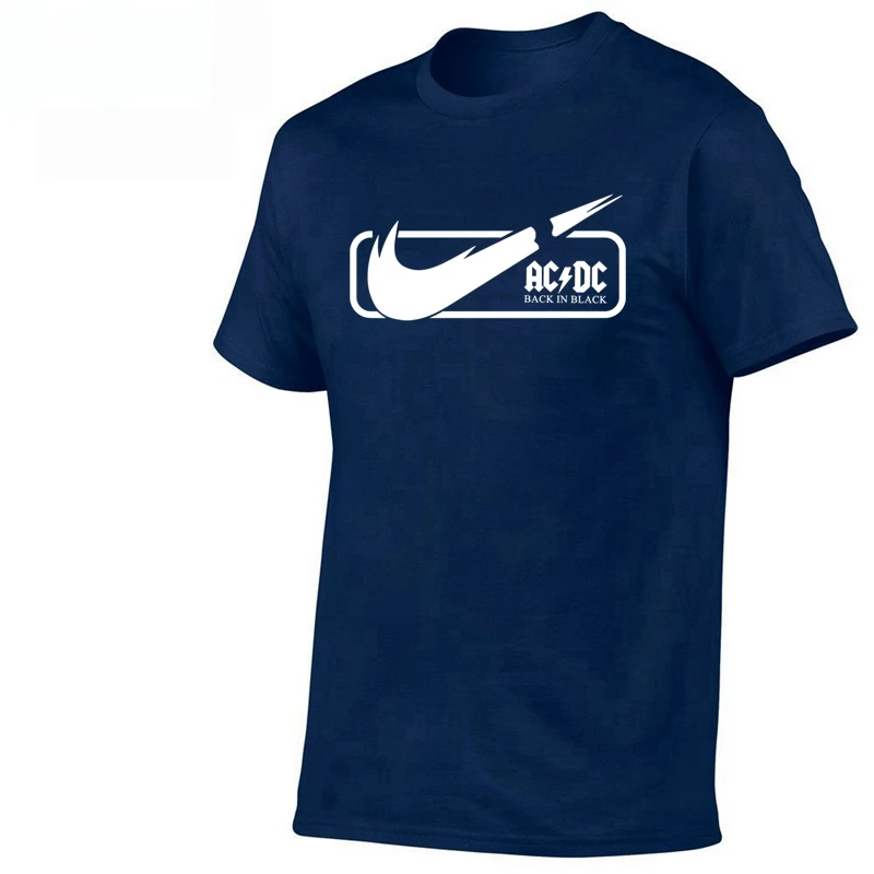 Новинка 2019 Camisetas AC/DC band rock Мужская футболка с графическим принтом acdc Повседневная