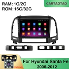 Автомагнитола на Android 9,0, мультимедийный видеоплеер для Hyundai Santa Fe 2, 2006, 2007, 2008, 2009, 2010, 2011, 2012, GPS, Wi-Fi, BT, аудио, 2 DIN