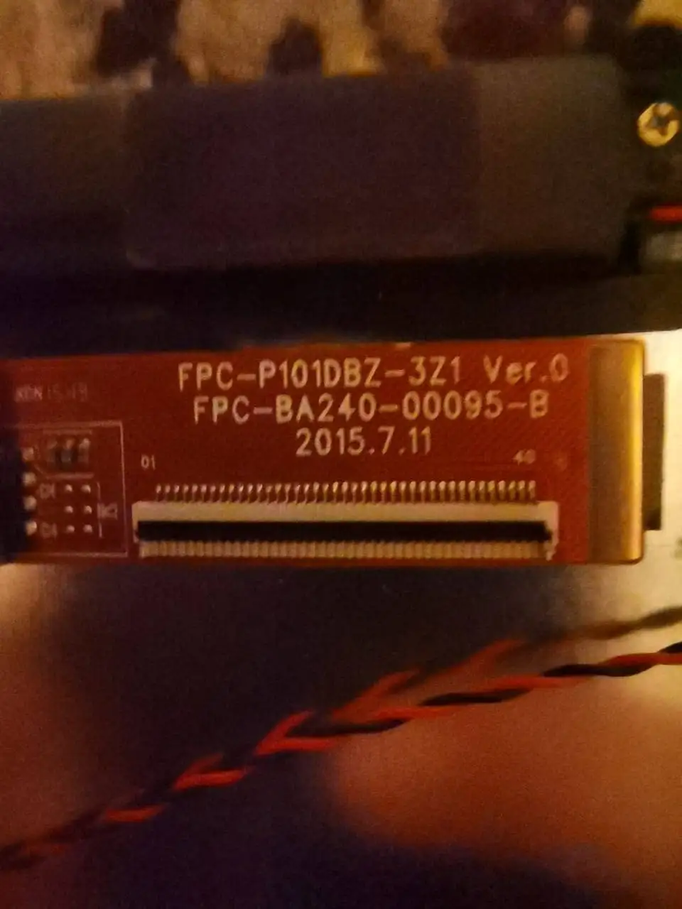 Бесплатная доставка 10 1 дюймовый ЖК экран для 40 pin (1280*800) 100% новый FPC P101DBZ 3Z1 дисплей