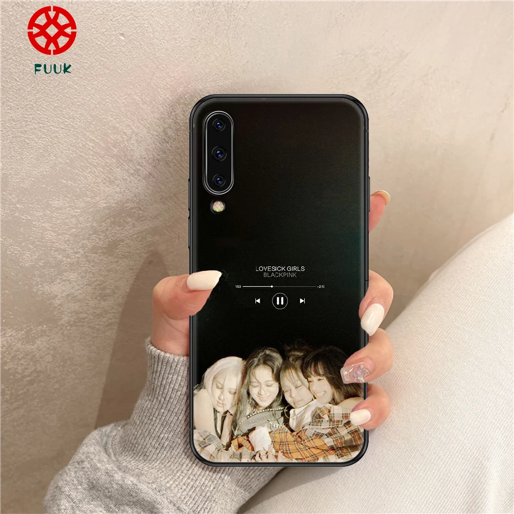 

BLACKPINKS Kpop Phone case For Samsung Galaxy A 3 5 7 8 10 20 21 30 40 50 51 70 71 E S 2016 2018 4G black luxury hoesjes soft