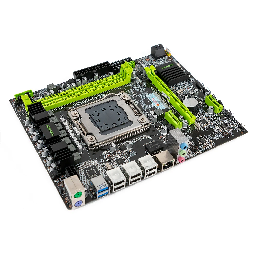 Huanan Zhi X79 6M материнская плата для Intel LGA 2011 DDR3 32 Гб SATA3.0 USB3.0 M ATX LGA2011 плата|Материнские