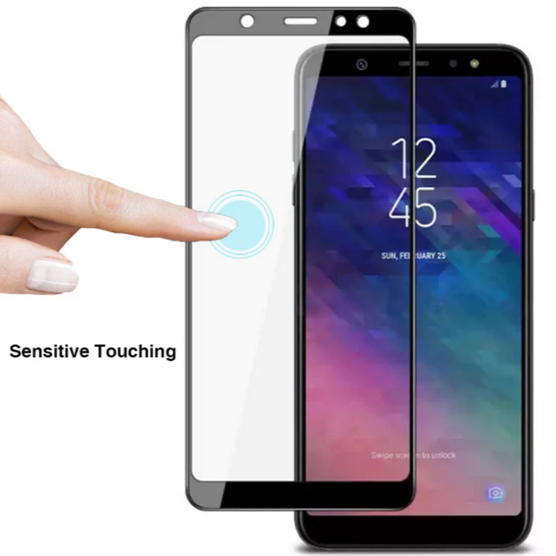 Защитная пленка из закаленного стекла 9H для Samsung Galaxy A6 J4 J6 A7 Plus 2018 J2 J3 Core | Мобильные