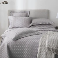 100 cotton quilted bedspread grey 35 pieces solid color chic stitched bed spread quilted coverlet bed cover queen king size