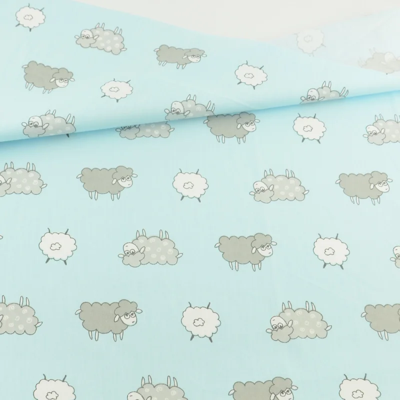 100x100cm Teramila Telas Por Metro мультфильм животных дизайн 100x100 см/шт. хлопок ткань для рукоделия, печворка Детская Ткань Ремесло тканевое платье - Цвет: 100x100cm