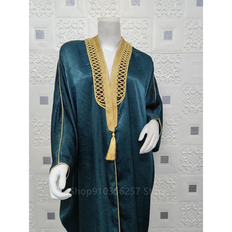 Рамадан Мубарак Мода абайя платье Арабский Дубай мусульманский турецкий