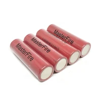 masterfire 18pcslot original 18650 3 7v icr18650 he2 2500mah high drain pulse 35a rechargeable lithium battery cell point head
