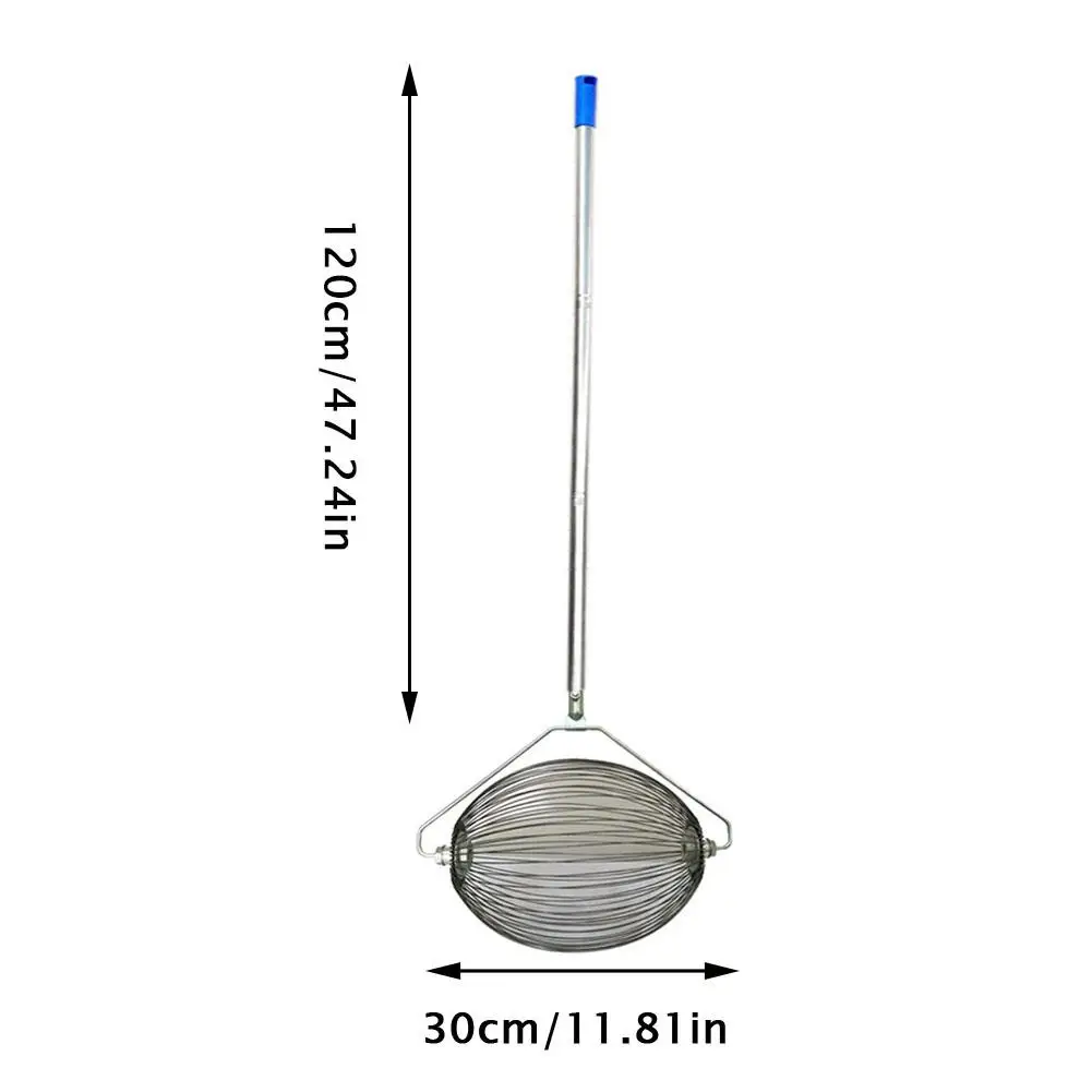 

Garden Collector Fruit Picker Chestnuts Harvester Stainless Steel Basket Ball Golf Balls Fruit Walnut Catcher Picking Tools