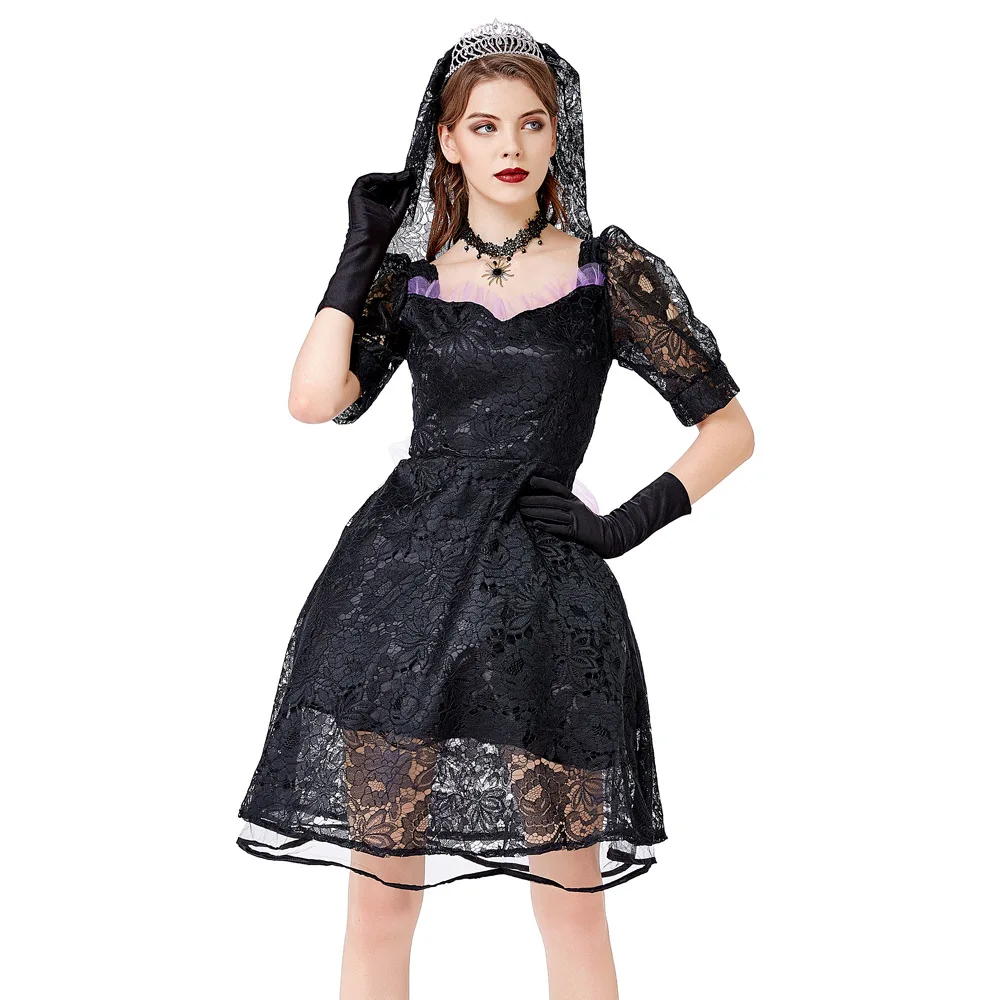 

Halloween costume for women Witch Vampire Cosplay Costume Halloween mujer performance clothing For Party