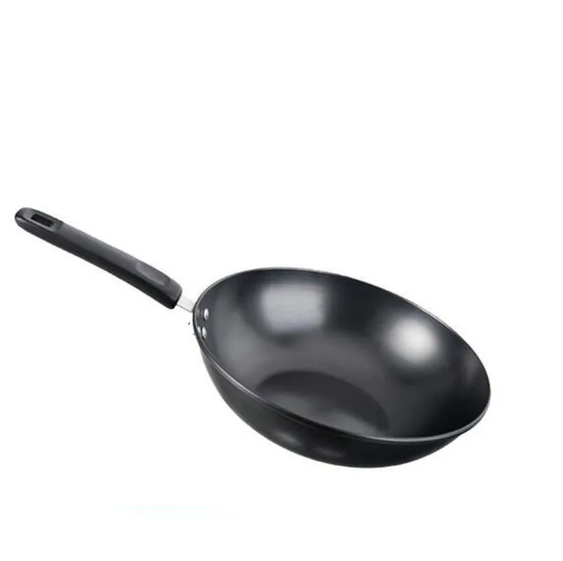 Железная ВОК домашняя неприлипающая сковорода для приготовления пищи без