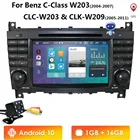 Android 10 4G WIFI 2DIN автомобильный DVD GPS для MercedesBenz W203 W209 W219 W169 A160 C180 C200 C230 C240 CLK200 CLK22 Радио стерео камера