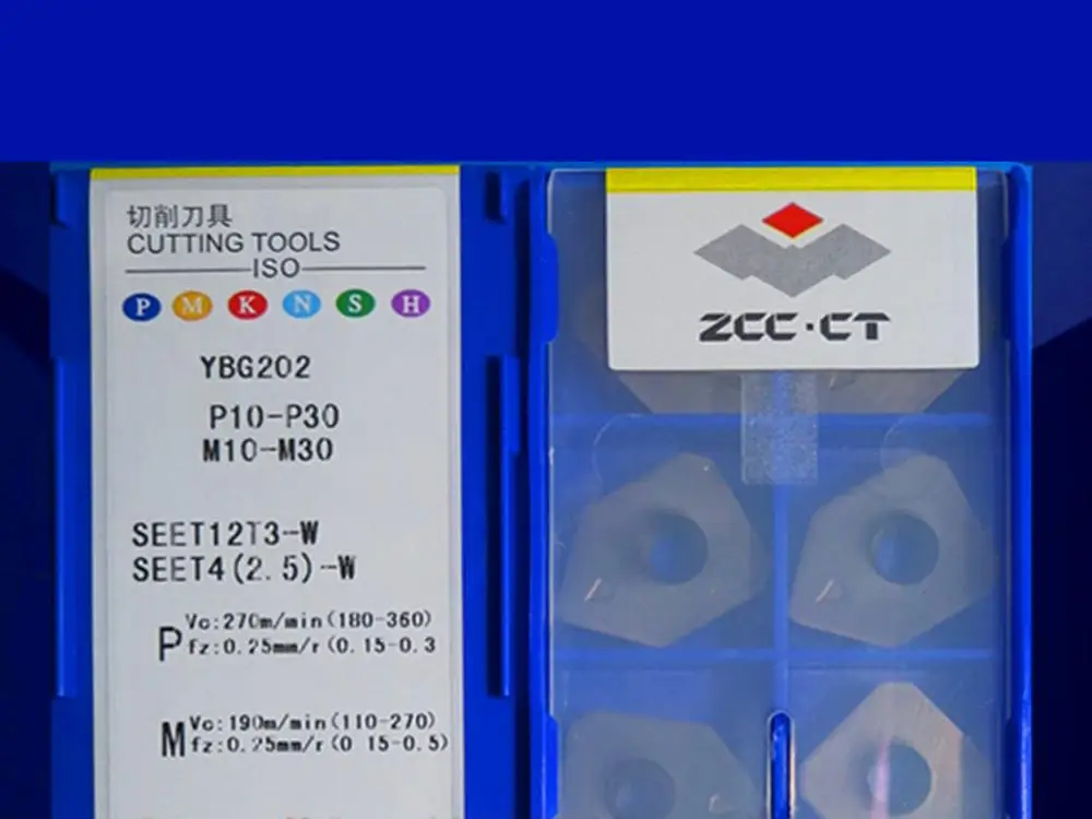 

SEET12T3-W YBG202 caribde вставки 10 шт.