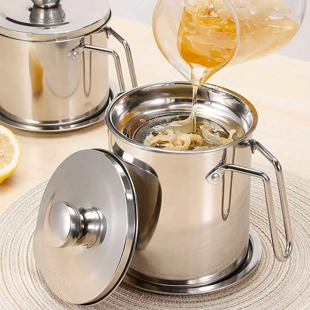 304 Нержавеющая сталь глубокая сковорода горшок Кухня темпуры для жарки с крышкой