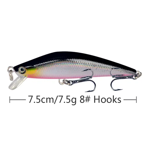 Плавающая блесна MingYan Minnow 7,5 см 7,5 г