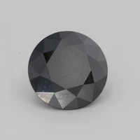 real 0 5 2 carat black color vvs1 loose moissanite gemstones pass diamond tester gra moissanite loose stone for diy jewelry ring
