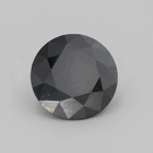 Натуральный черный бриллиант 0,5-2 карата VVS1, Свободный Муассанит, драгоценные камни, тестер, бриллиант, камень для самостоятельного изготовления ювелирных изделий, кольца