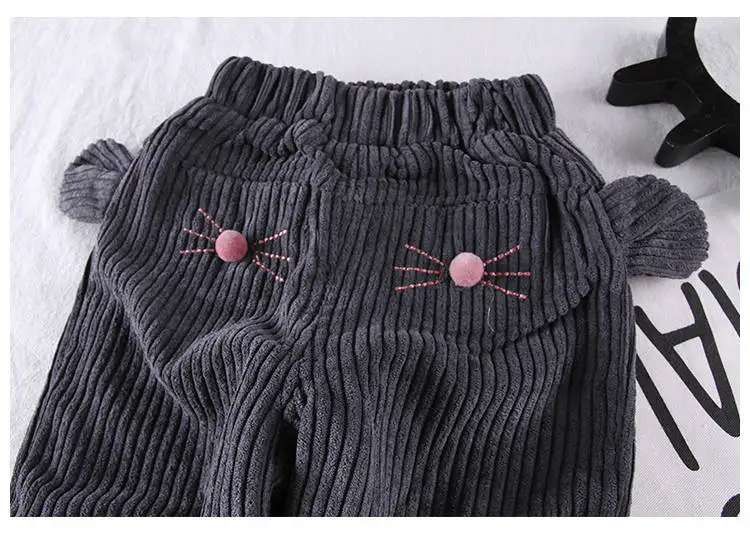 Штаны для маленьких мальчиков и девочек 2 3 4 5 6 лет детские вельветовые брюки