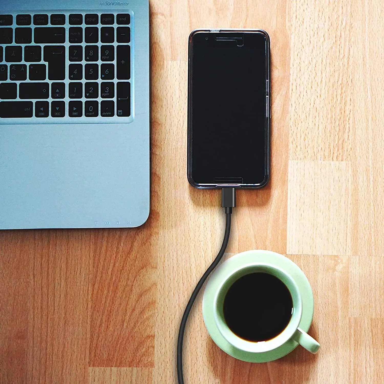 Оригинальный кабель Micro USB Высокоскоростная зарядка синхронизация данных Шнур