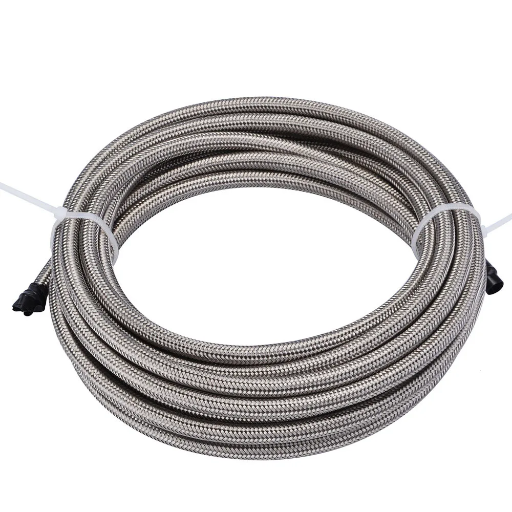 SPEEDWOW 5 м AN6 PTFE нержавеющая сталь плетеный PTFE Масляный шланг топливная линия