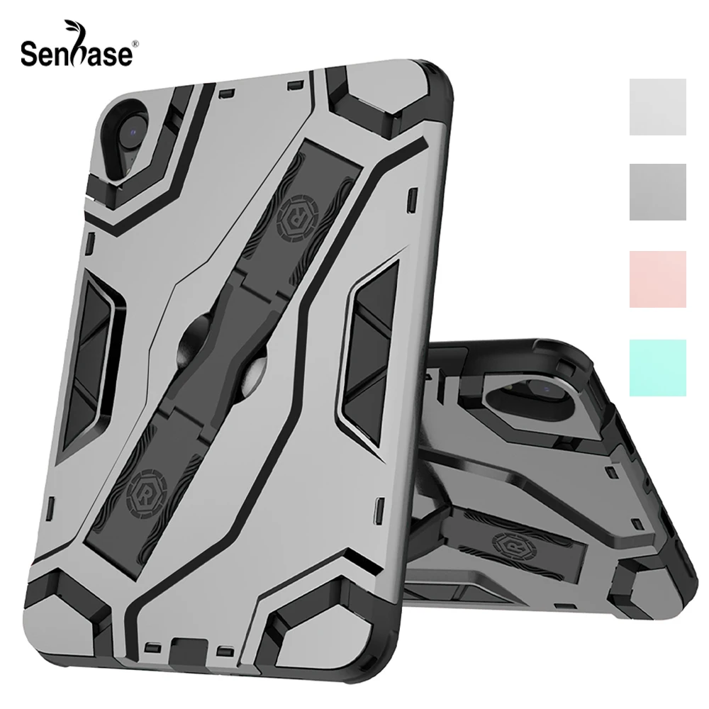 

Ударопрочный чехол из ТПУ + ПК, портативный чехол для планшета с подставкой и ремешком для Apple iPad Mini 6 Mini6 6th Gen 8,3 дюйма, чехол для 2021